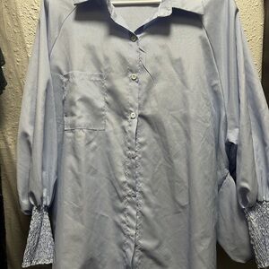 Women’s Blue Striped Shirt